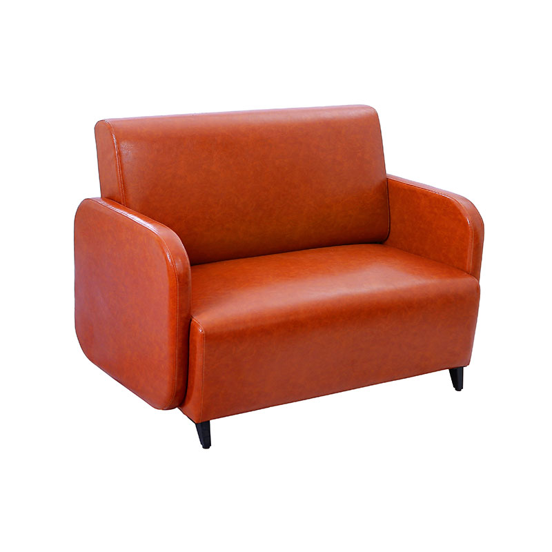 HZ7020 ม้านั่งรอร้านเสริมสวยสีน้ำตาลแดง