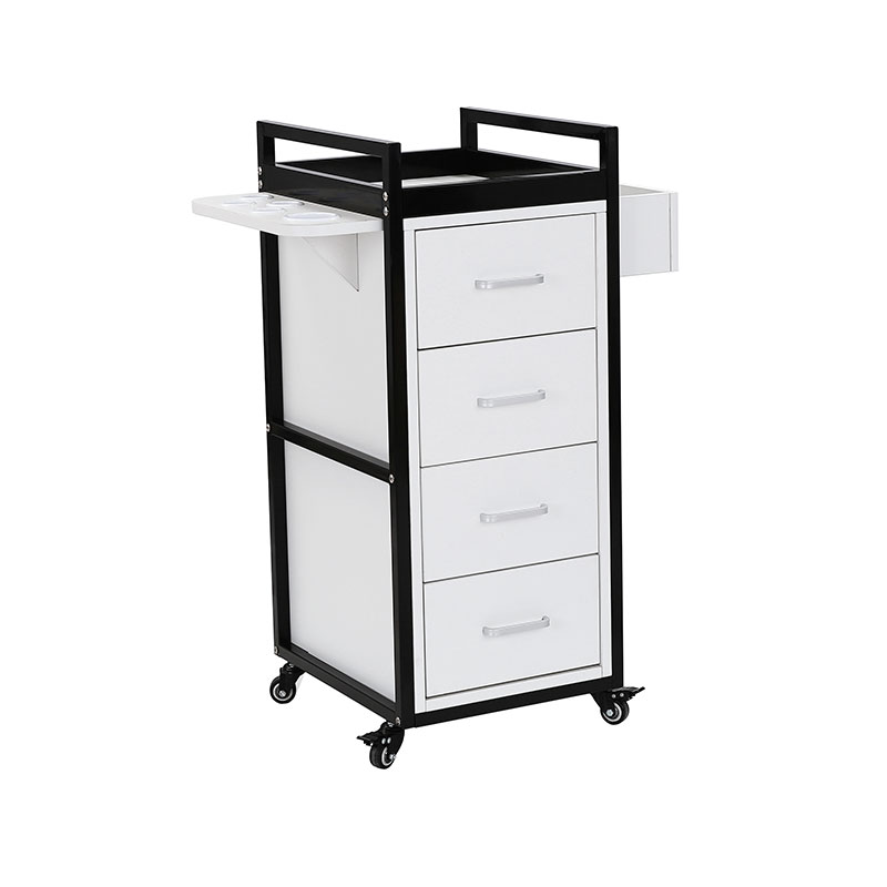 HZ2069BK / HZ2069W รถเข็นร้านเสริมสวย Black & gold