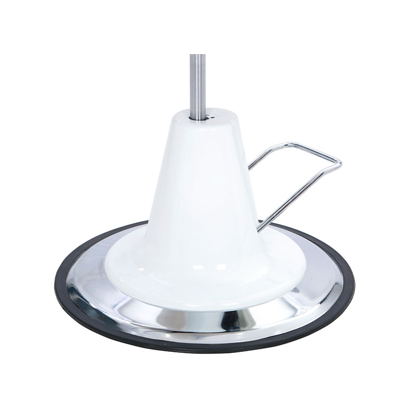 HZ25 ปั๊มไฮดรอลิกเก้าอี้ตัดผมสไตล์วินเทจพร้อมฐานชุบเงิน