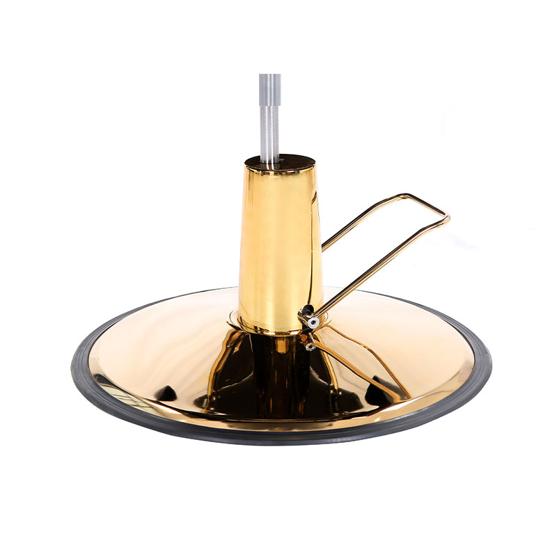 HZ05 เก้าอี้ตัดผม ปั๊มทอง ไฮโดรลิก มีฐาน