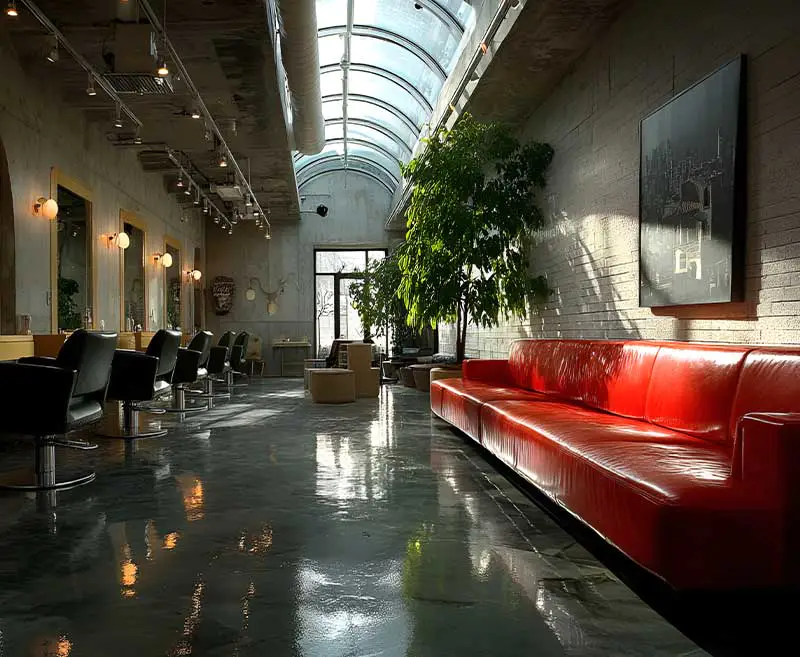 ม้านั่งรอร้านเสริมสวย