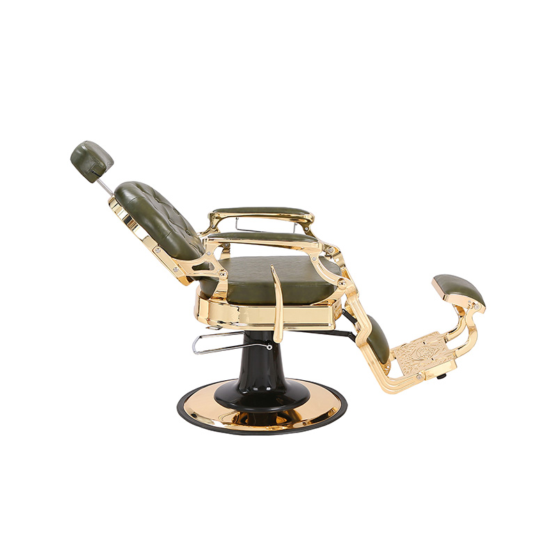 HZ8799B-K / HZ8799B-R / HZ8799G-R / HZ8799H-Z เก้าอี้ตัดผมสีดำโครงทอง