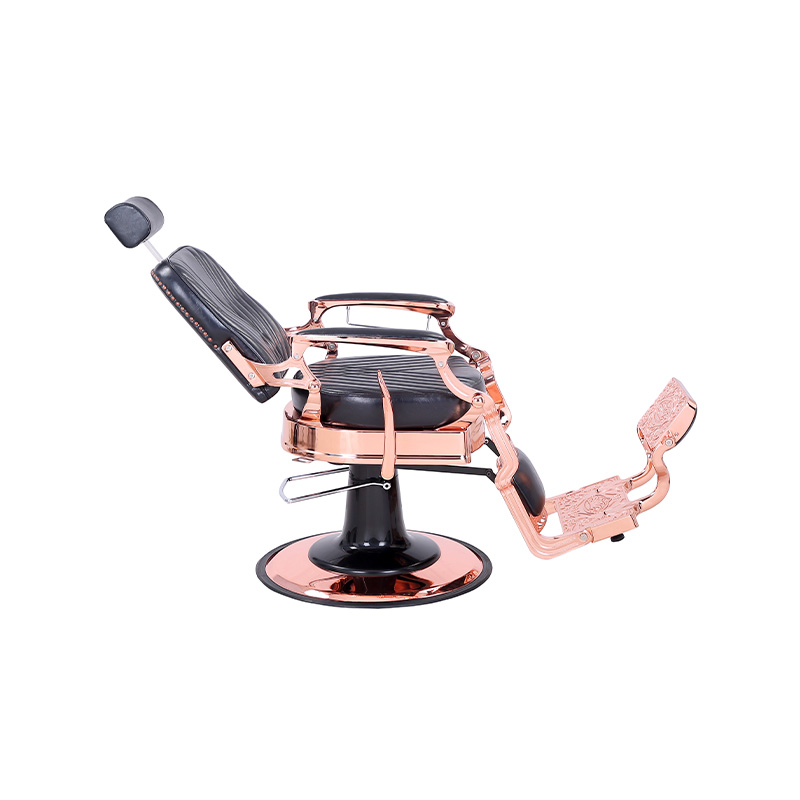 HZ87127 เก้าอี้ตัดผมแบบมีพนักพิงสี่เหลี่ยมจัตุรัสทวิลล์สำหรับงานหนักสไตล์วินเทจ