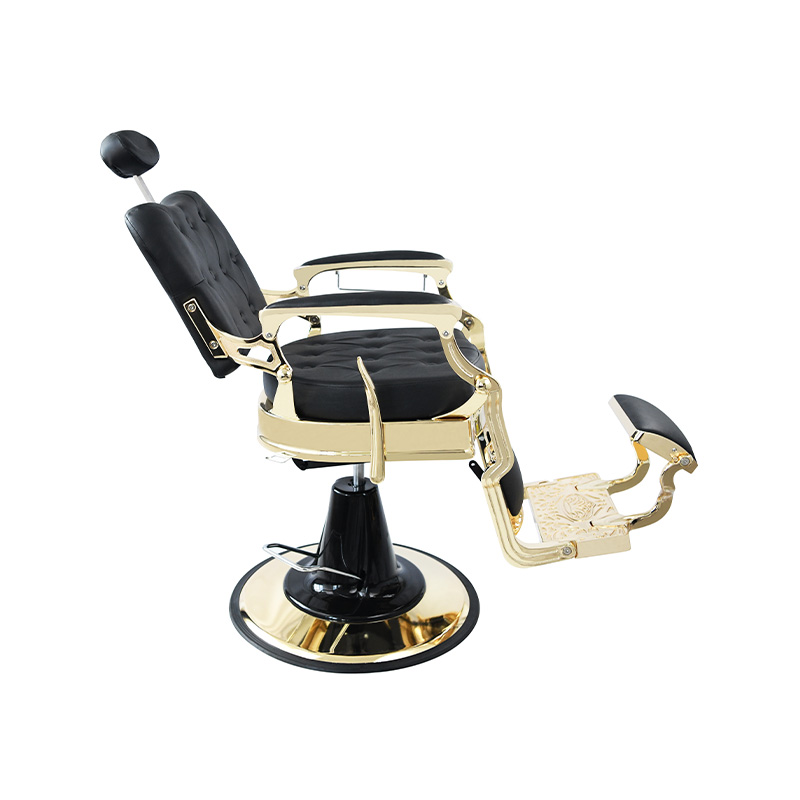 HZ8799F เก้าอี้ตัดผมทรงสี่เหลี่ยมปรับเอนได้สำหรับงานหนักสไตล์วินเทจ