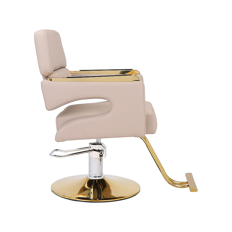 HZ88202/HZ88202BK เก้าอี้ทำผมไฮดรอลิกสีดำ/เทา