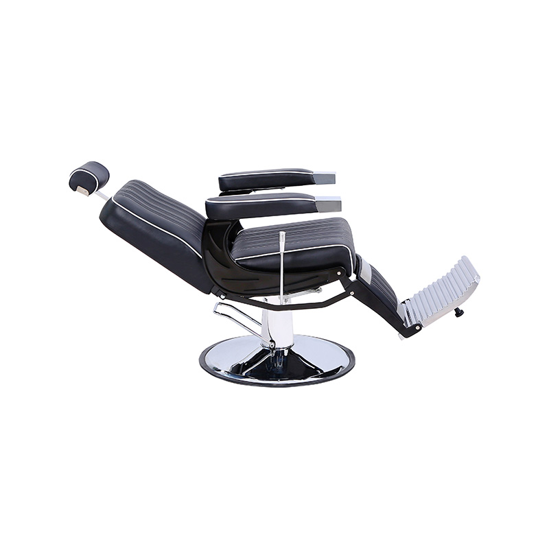 HZ8752SX เก้าอี้ทำผมแถบขอบรีดขาวดำแถบแนวตั้ง