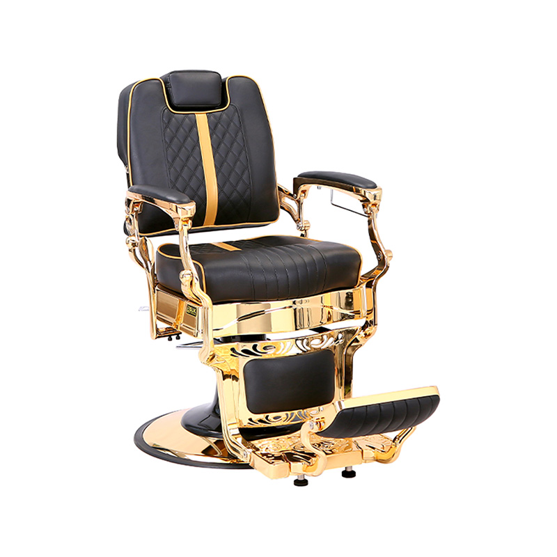 HZ87104 เก้าอี้ตัดผมสไตล์วินเทจปรับระดับได้สไตล์อินดัสเทรียลพร้อมโครงโลหะแข็งแรงทนทาน