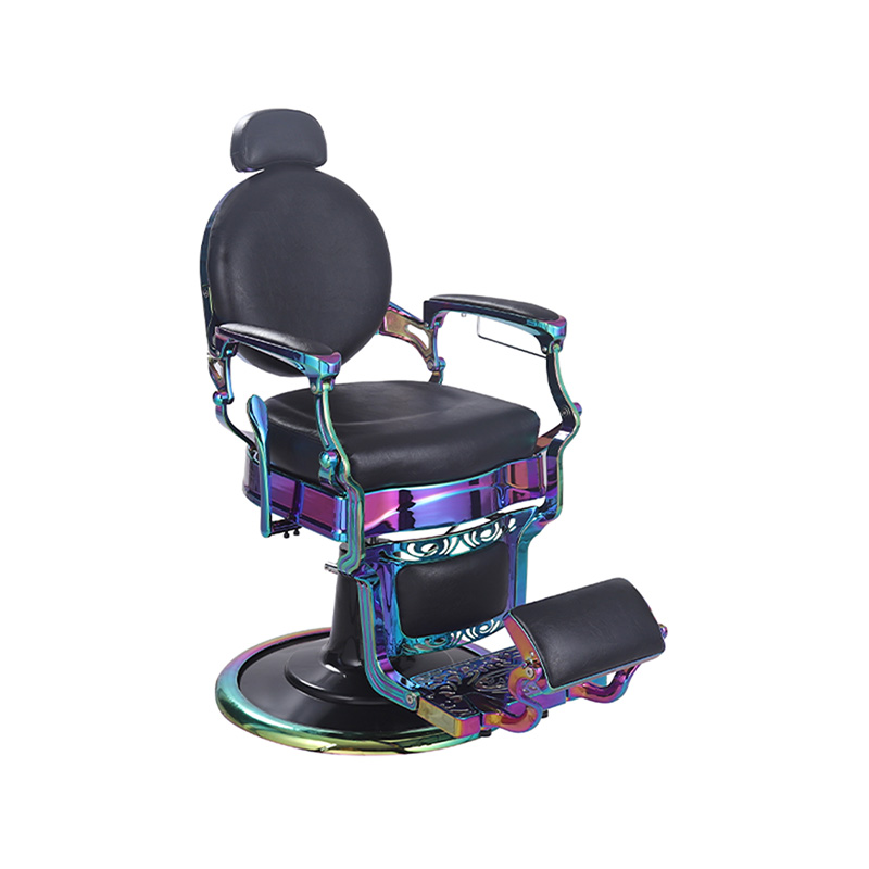 HZ8799LS เก้าอี้ร้านเสริมสวยสไตล์วินเทจโครงเลเซอร์