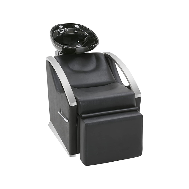 HZ9002 เก้าอี้สเตชั่นแชมพู Backwash พร้อมที่วางขา